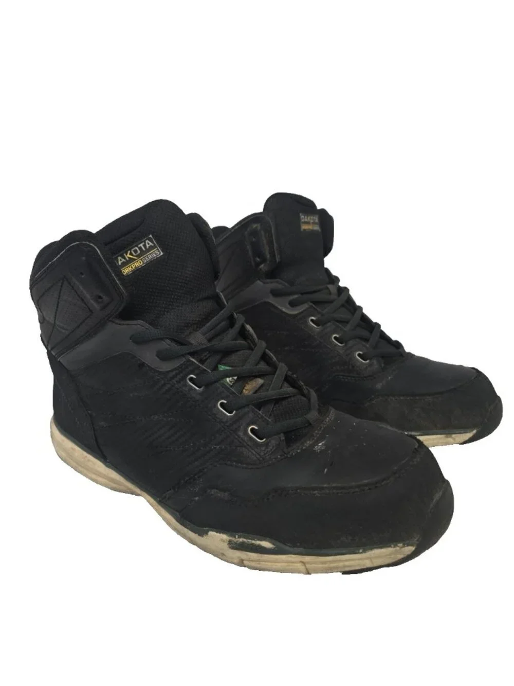 Dakota Men's 3617 Mid-Cut Quad Lite Steel Toe Steel Plate Shoes Black Size 10M